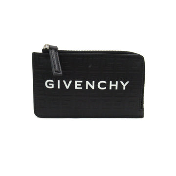 GIVENCHY zipped card holder Black leather BB60KPB1J5001