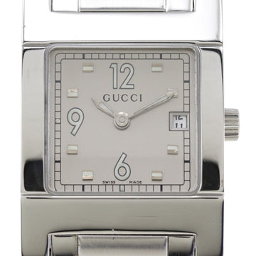 GUCCI Watch 7700L Stainless Steel Quartz Analog Display Gray Dial Women's I120224022