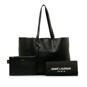 SAINT LAURENT Sack Tote Bag Shoulder 394195 Black Leather Women's