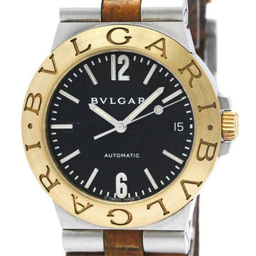 BVLGARIPolished  Diagono Sport 18K Gold Steel Automatic Mens Watch BF570024