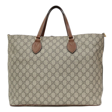 GUCCI GG Handbag Supreme Canvas Beige Women's  Shoulder Bag BRB01000000003578