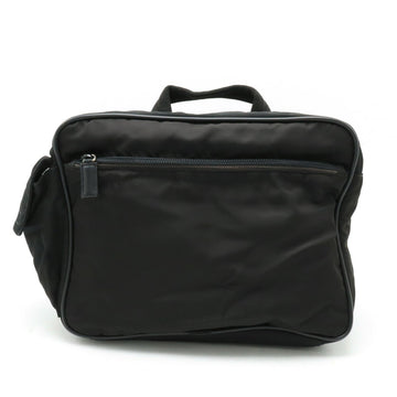 PRADA Backpack Nylon Leather NERO Black V336