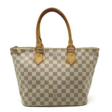 LOUIS VUITTON Damier Azur Saleya PM Handbag Tote Bag Shoulder N51186