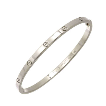 CARTIER Love Bracelet SM #16 K18 WG White Gold 750 Bangle