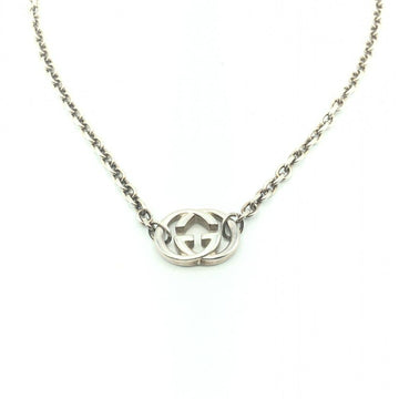 GUCCI Interlocking G Necklace Silver 925