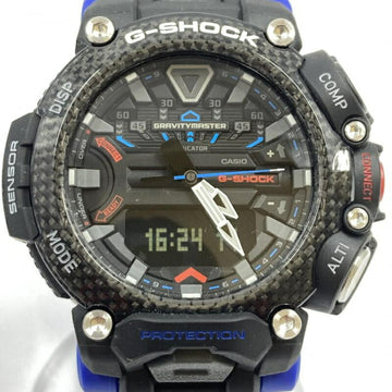 CASIO G-SHOCK Watch GR-B200-1A2JF GRAVITYMASTER Bluetooth  G-Shock Carbon Black x Blue