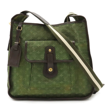 LOUIS VUITTON Monogram Busas Marie Kate Shoulder Bag Canvas Leather TST Khaki Green M92322