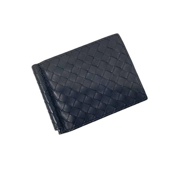 BOTTEGA VENETA Men's Bi-fold Wallet with Intrecciato Money Clip, Grey KB-8078