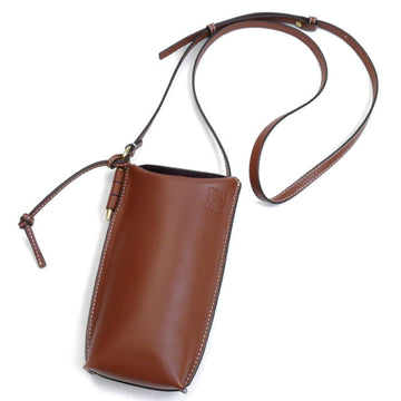 LOEWE Gate Pocket Shoulder Bag Last [Brown] C650Z42X34 Women's