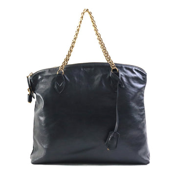 LOUIS VUITTON Handbag Lock It Chain Leather Noir Women's M94357