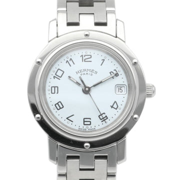 HERMES Clipper Watch Stainless Steel CL4.210 Quartz Ladies  Non-Waterproof Reason