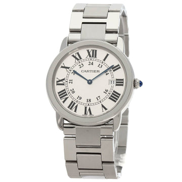 CARTIER W6701005 Rondo Solo LM Watch Stainless Steel/SS Men's
