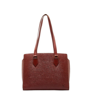 LOUIS VUITTON Epi Duplex Tote Bag Handbag M52423 Kenya Brown Leather Women's