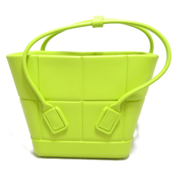 BOTTEGA VENETA Arco tote handbag Yellow Lime yellow rubber