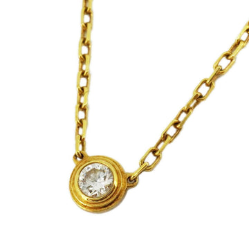 CARTIER Necklace Diamant Legend 1PD Diamond K18YG Yellow Gold Women's