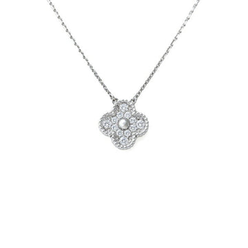 VAN CLEEF & ARPELS Alhambra K18WG White Gold Necklace J381184