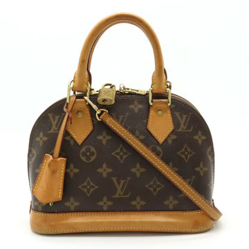 LOUIS VUITTON Monogram Alma BB Handbag Bag Shoulder M53152