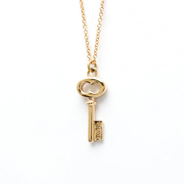 TIFFANY Keys Pink Gold [18K] No Stone Women's Pendant Necklace [Pink Gold]