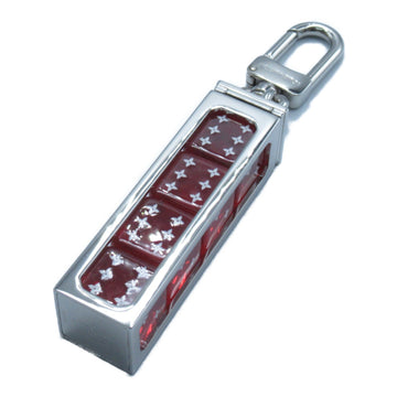 LOUIS VUITTON Dice keychain supereme collaboration Red Silver Plastic plating MP2073