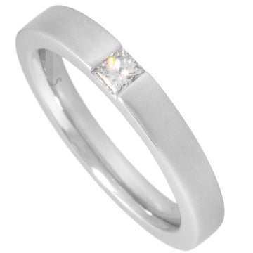 HARRY WINSTON Princess Cut Wedding Ring Diamond Approx. 6 Pt950 Women's
