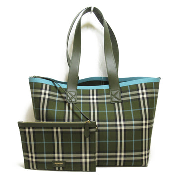 BURBERRY Tote Bag Green Olive green cotton 8078378
