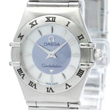OMEGAPolished  Constellation MOP Dial Steel Quartz Ladies Watch 1562.84 BF571265
