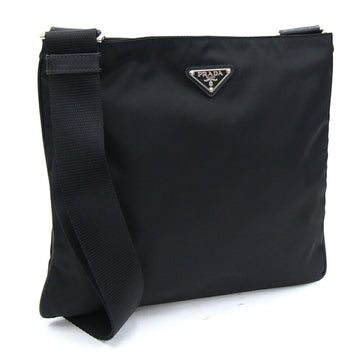 PRADA Shoulder Bag VA0053 Black Nylon Women's