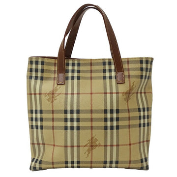 BURBERRY bag ladies brand handbag brown beige plaid simple