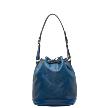 LOUIS VUITTON Epi Noe Shoulder Bag M44005 Toledo Blue Leather Women's