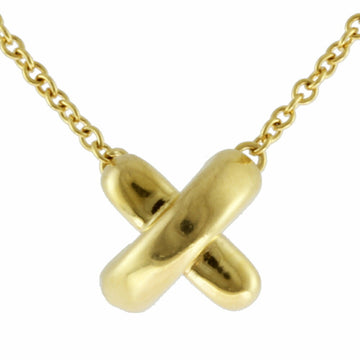 TIFFANY Cross Stitch Necklace 18K Women's &Co. BRJ10000000119266
