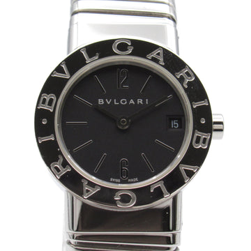 BVLGARI  Tubogas Wrist Watch BB23 2TS Quartz Black Stainless Steel BB23 2TS