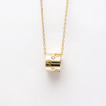 GUCCI G Icon Pink Gold [18K] Diamond Men,Women Fashion Pendant Necklace [Pink Gold]
