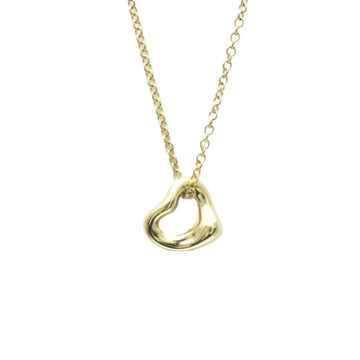 TIFFANY Open Heart Yellow Gold [18K] Women's Pendant Necklace