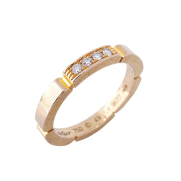 CARTIER Ring Maillon Panthere/4PD Diamond K18YG Yellow Gold Ladies