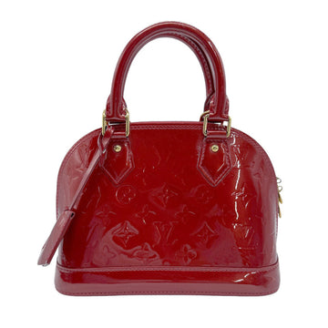 LOUIS VUITTON Handbag Shoulder Bag Monogram Vernis Alma BB Pomme d'Amour Women's M91606 z0676