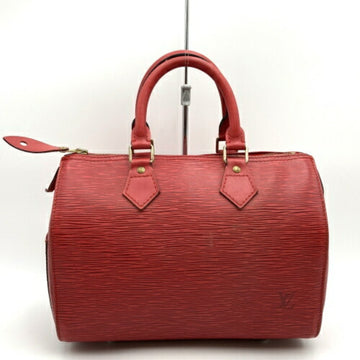 LOUIS VUITTON M43017 Speedy 25 Epi Handbag Boston Bag Red Leather Women's USED ITOY9PTJKDFC