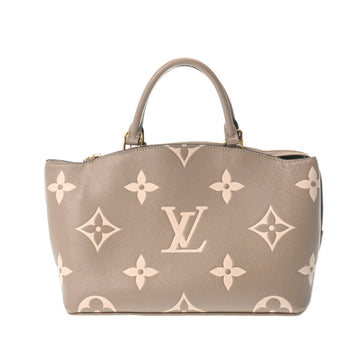 LOUIS VUITTON Monogram Empreinte Petit Palais PM Tourtrell Creme M58914 Women's Leather Handbag
