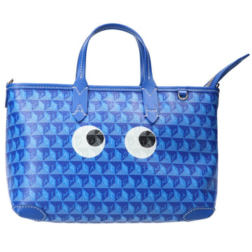 ANYA HINDMARCH 22AW 5050925 180962 I AM A Plastic Bag XS Tote Eyes Electric-Blue Women's