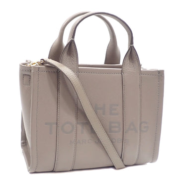MARC JACOBS The Leather Tote Bag Small Ladies Cement Beige H009L01SP21 A6046922