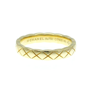 CHANEL Coco Crush Ring Mini Model Yellow Gold [18K] Fashion No Stone Band Ring Gold