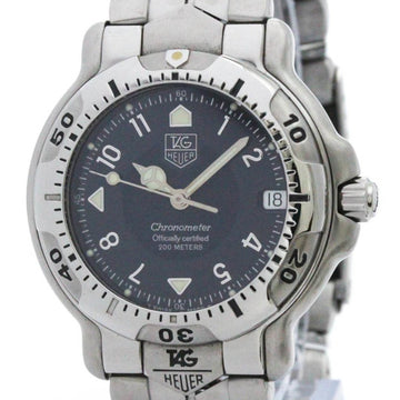 TAG HEUERPolished  6000 Chronometer Steel Automatic Mens Watch WH5213 BF572324
