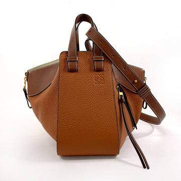 LOEWE Hammock Small 387.41.S35 Handbag Leather Brown Women's N3123414