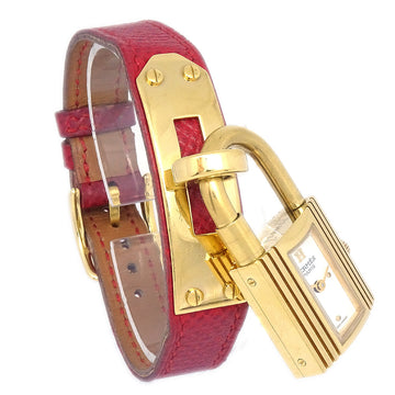 HERMES 1995 Kelly Watch Red Courchevel 160508