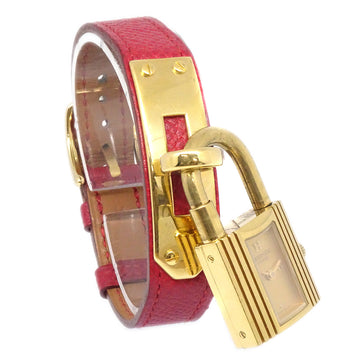 HERMES 1997 Kelly Watch Red Courchevel 160510