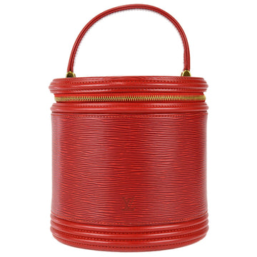 LOUIS VUITTON Cannes Vanity Handbag Red Epi M48037 171100