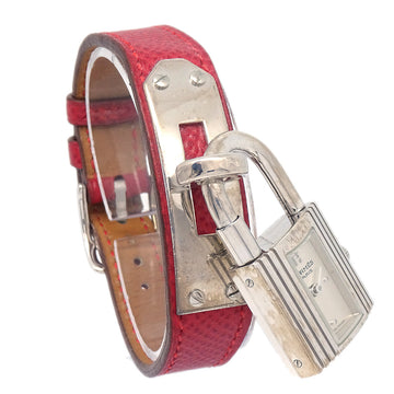 HERMES 1996 Kelly Watch Red Courchevel SV925 89959