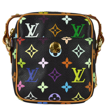 LOUIS VUITTON Black Monogram Multicolor Rift Shoulder Bag M40056 130084