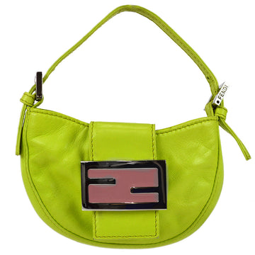 FENDI Light Green Lambskin Handbag 59346