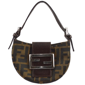 FENDI Brown Zucca Micro Handbag 130772