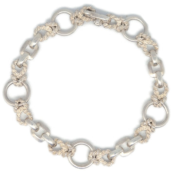 HERMES Chaine Douarnenez Chain Bracelet SV925 160360